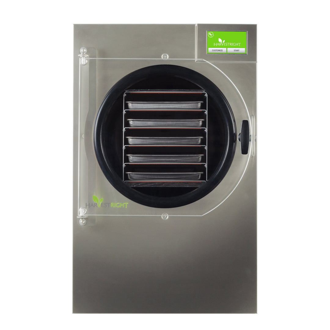 Harvest Right Medium Home Freeze Dryer Stainless Steel 5 Tray front view
