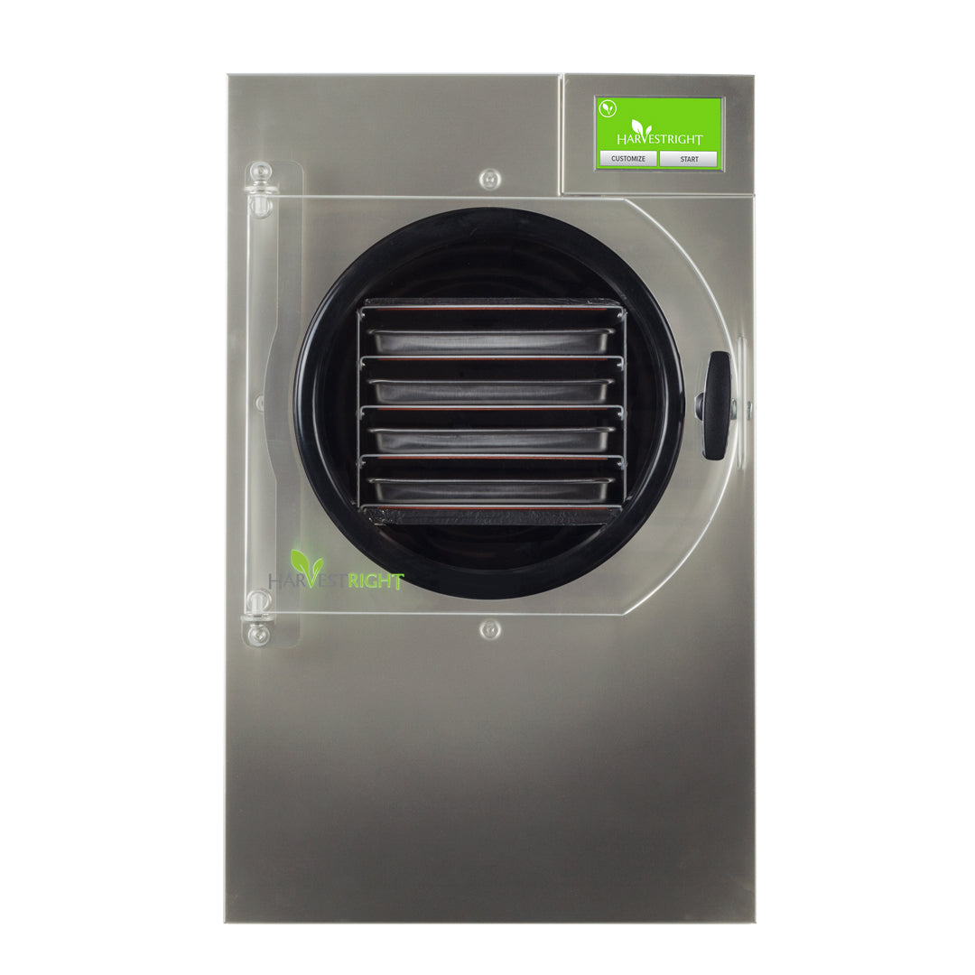 Harvest Right Small Home Freeze Dryer Stainless Steel 4 Tray front view