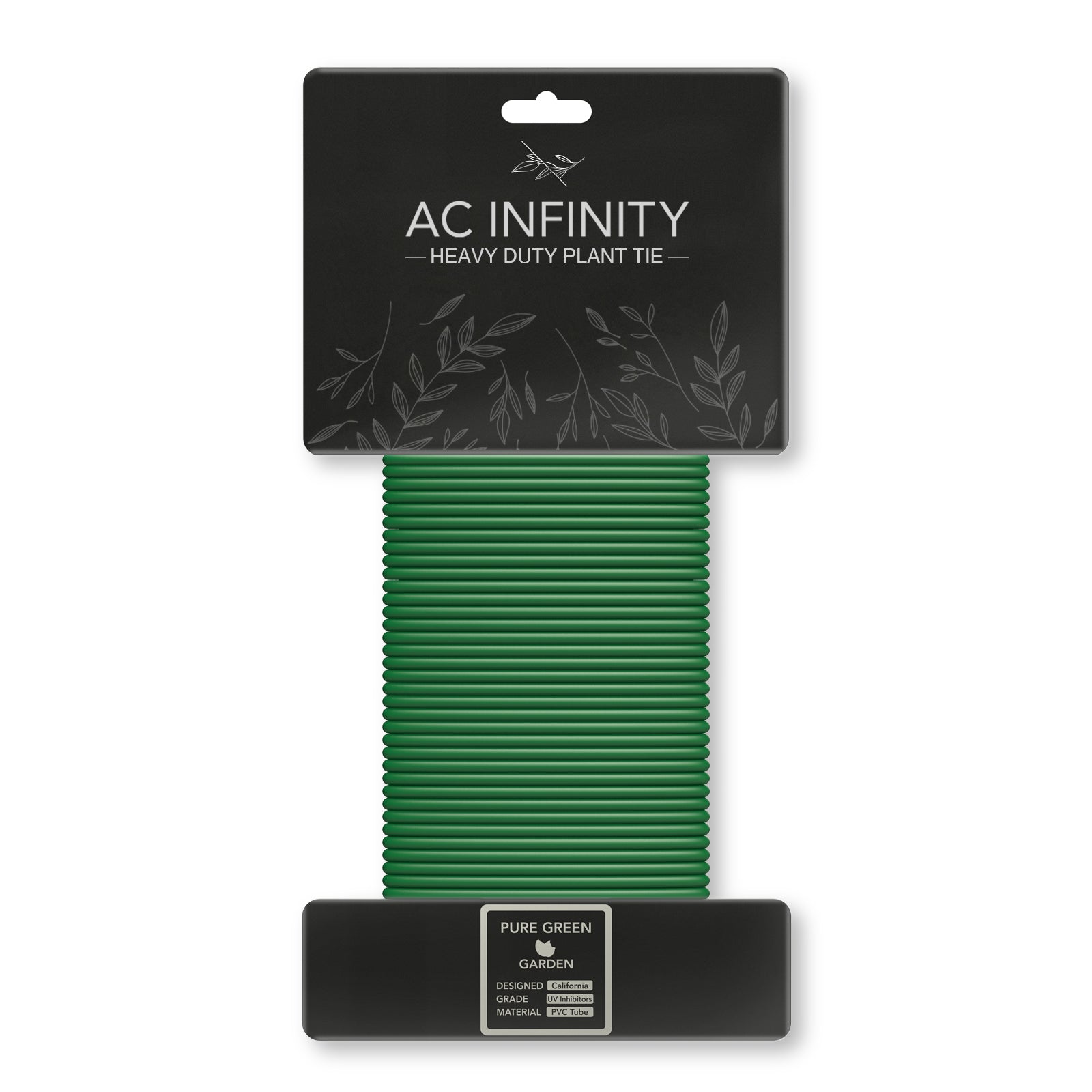 AC Infinity Heavy-Duty Twist Ties |  Thin Rubberized Texture |  10m - CannaFull Spectrum Solutions
