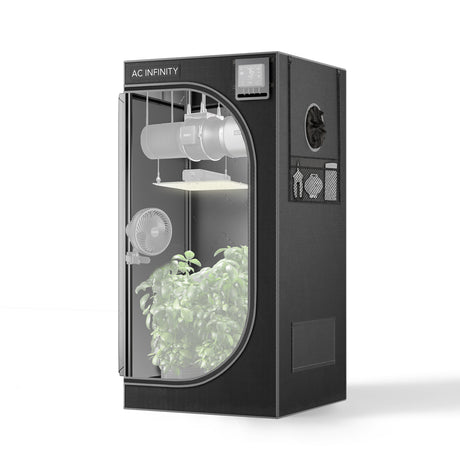 AC Infinity CLOUDLAB 422 |  Advance Grow Tent 2x2 |  2000D Diamond Mylar Canvas |  24" x 24" x 48" - CannaFull Spectrum Solutions