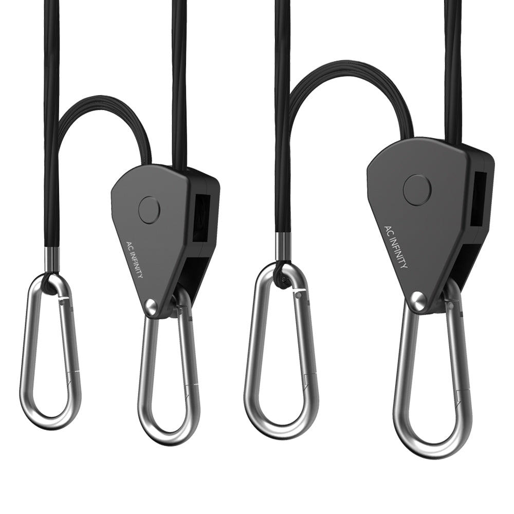 AC Infinity Heavy-Duty Adjustable Rope Clip Hanger | One Pair - CannaFull Spectrum Solutions