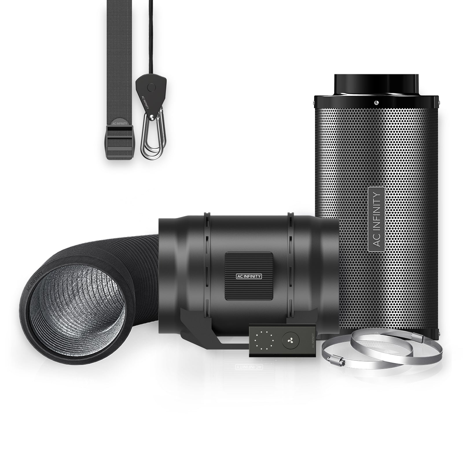 AC Infinity Air Filter Box with High Efficacy Filter |  8-Inch - CannaFull Spectrum Solutions