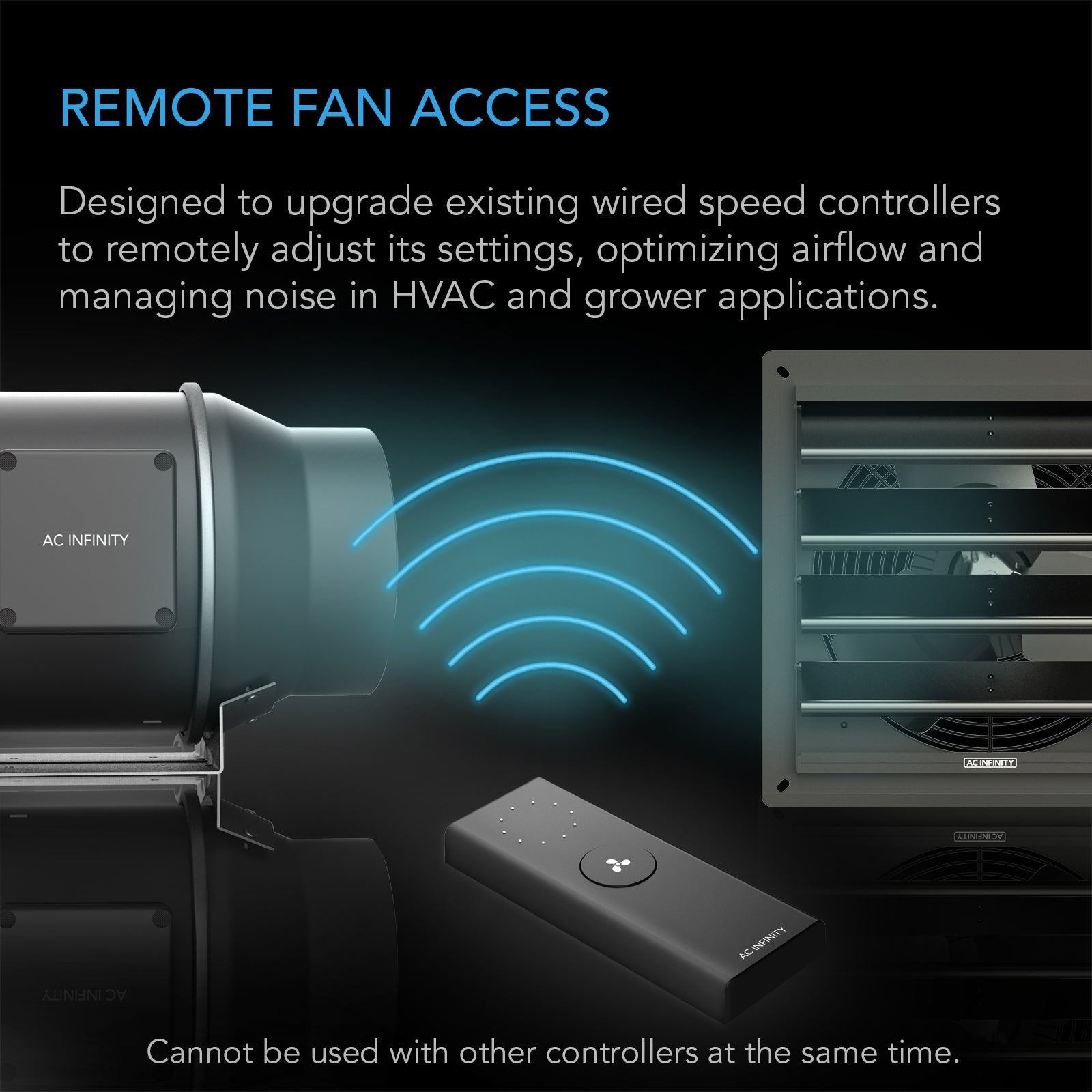 AC Infinity CONTROLLER 63 |  Wireless Remote Fan Controller - CannaFull Spectrum Solutions