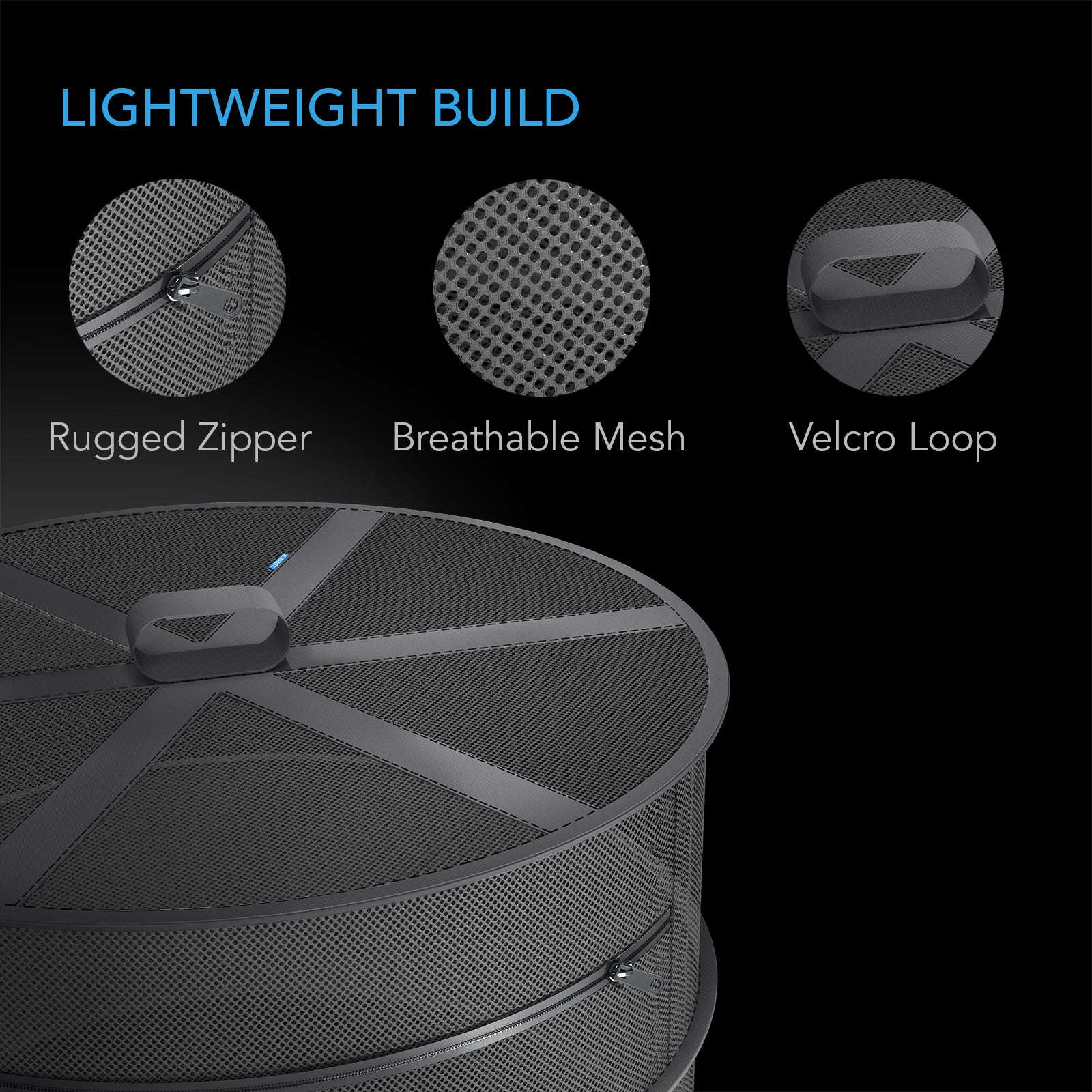AC Infinity Hanging Herb Drying Rack |  18 in. Diameter |  Four Tiers - CannaFull Spectrum Solutions
