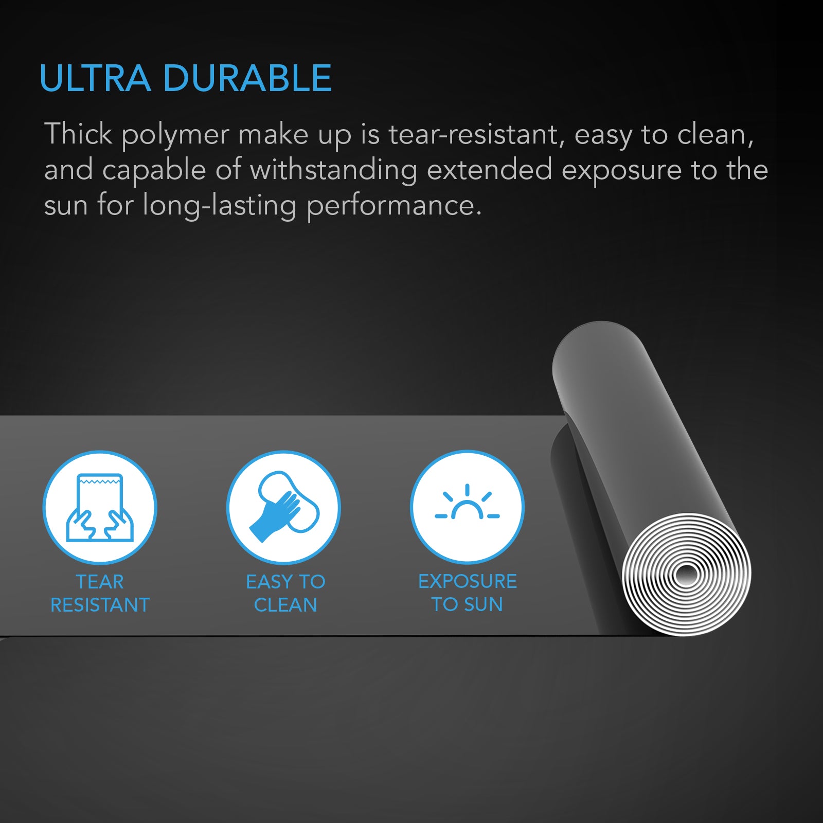 AC Infinity Black and White Panda Film |  Waterproof Reflective Sheet |  10 x 100 ft. - CannaFull Spectrum Solutions