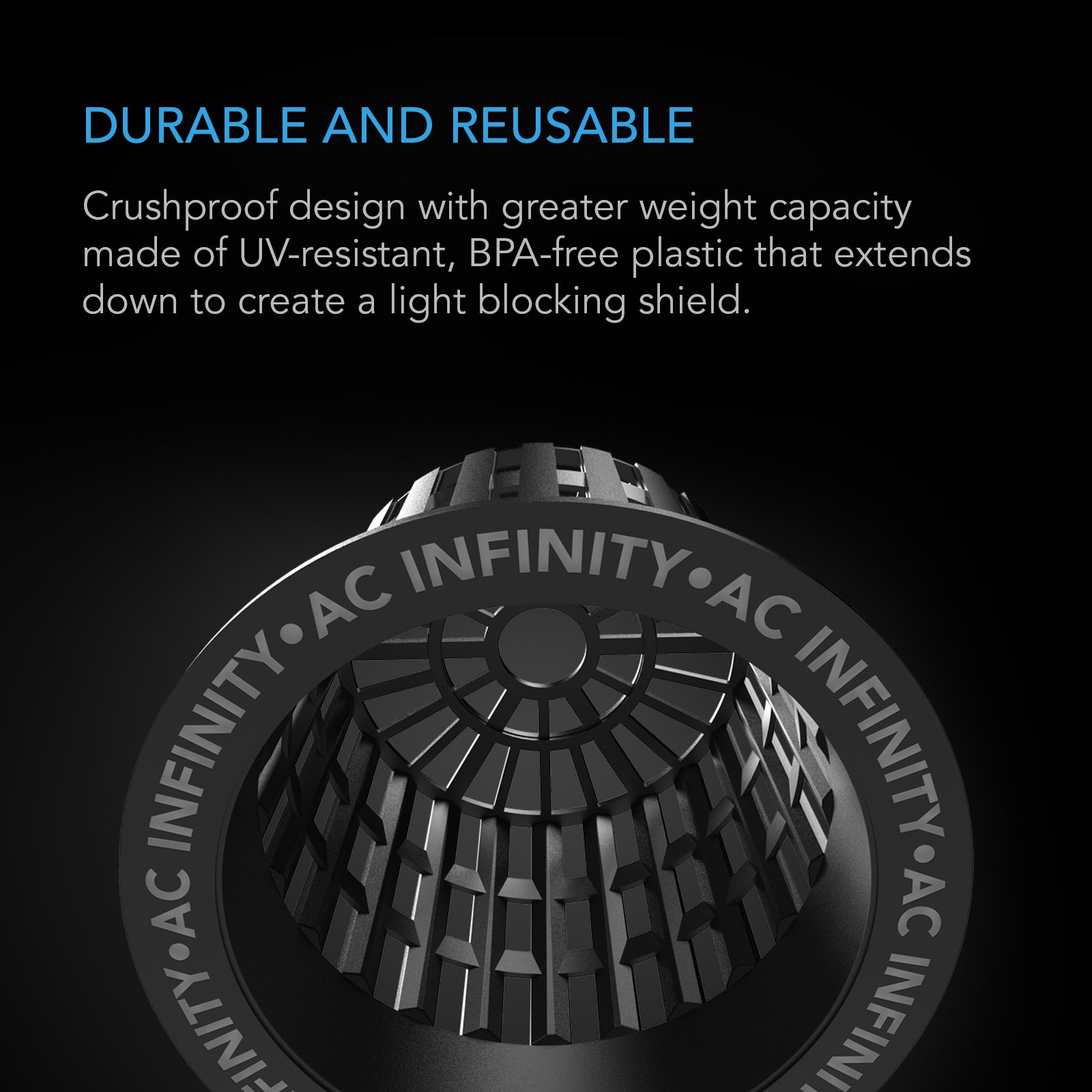 AC Infinity Mesh Net Cups |  Slotted Pots with Wide Lips |  2-Inch |  50-Pack - CannaFull Spectrum Solutions