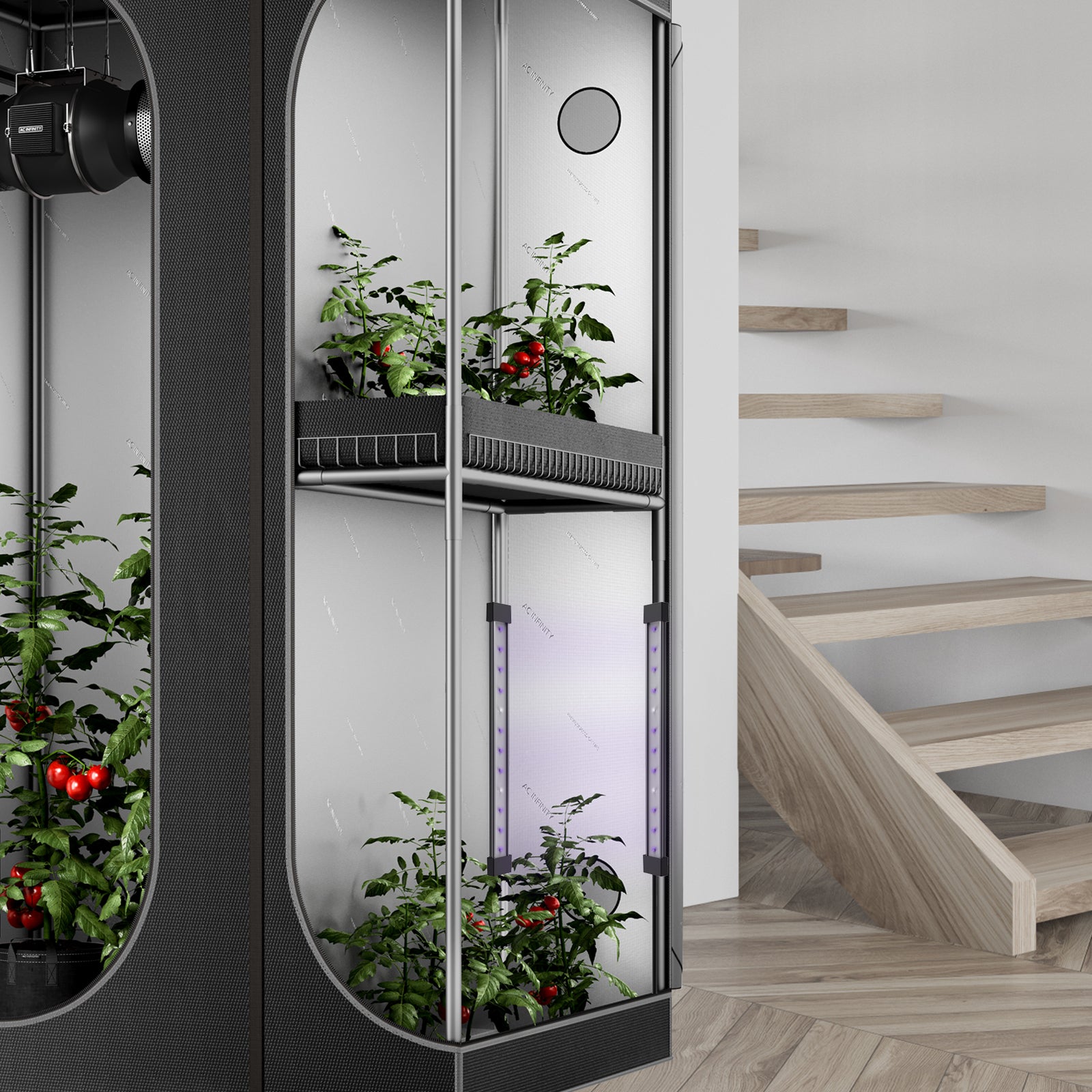 AC Infinity IONBEAM U4 |  Targeted Spectrum UV LED Grow Light Bars |  4-Bar Kit |  11-Inch - CannaFull Spectrum Solutions