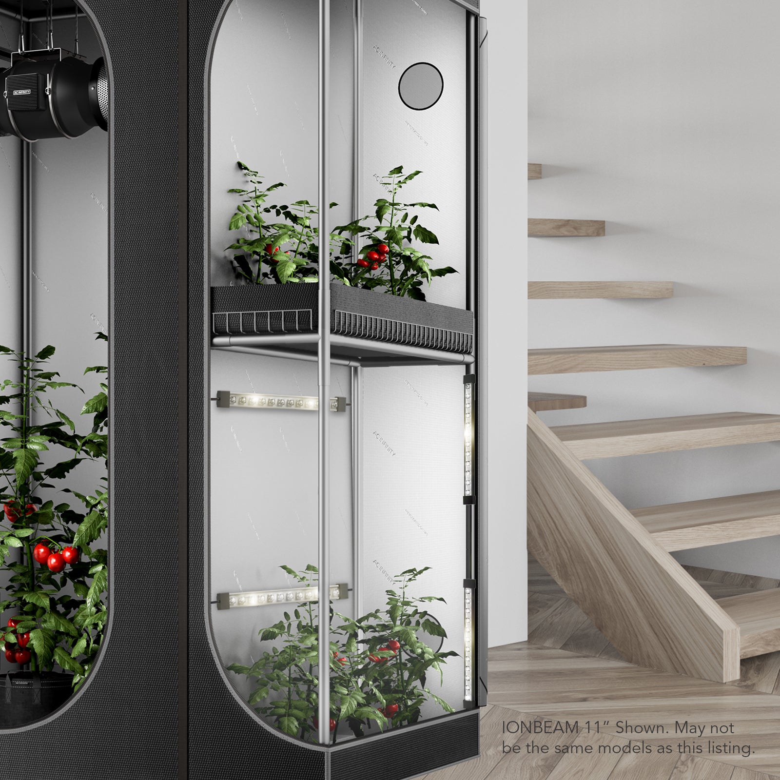 AC Infinity IONBEAM S16 |  Full Spectrum LED Grow Light Bars |  Samsung LM301H |  16-Inch - CannaFull Spectrum Solutions