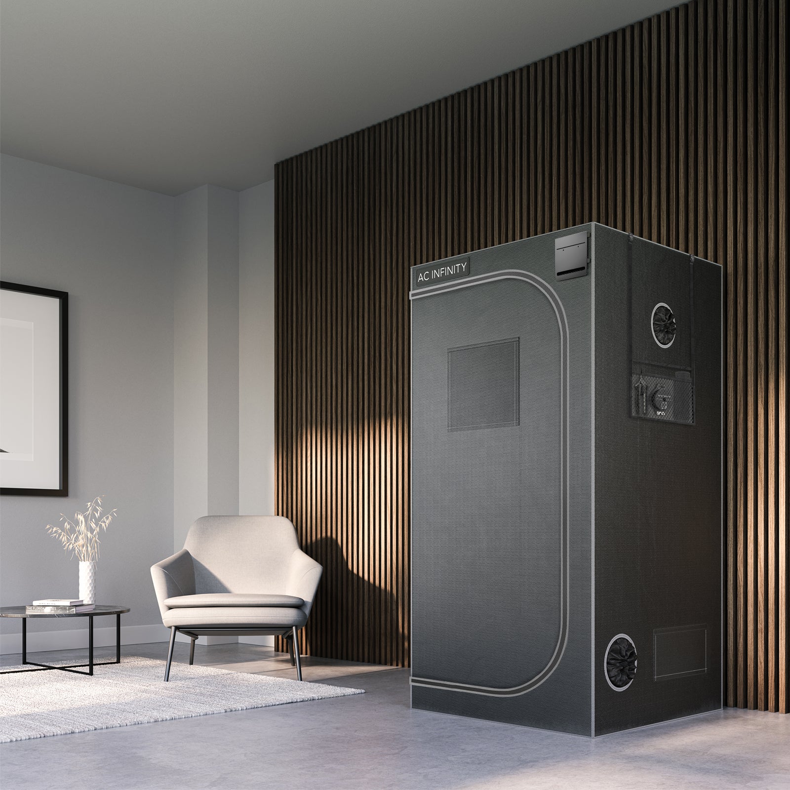 AC Infinity CLOUDLAB 899 |  Advance Grow Tent 8x8 |  2000D Diamond Mylar Canvas |  96" x 96" x 80" - CannaFull Spectrum Solutions