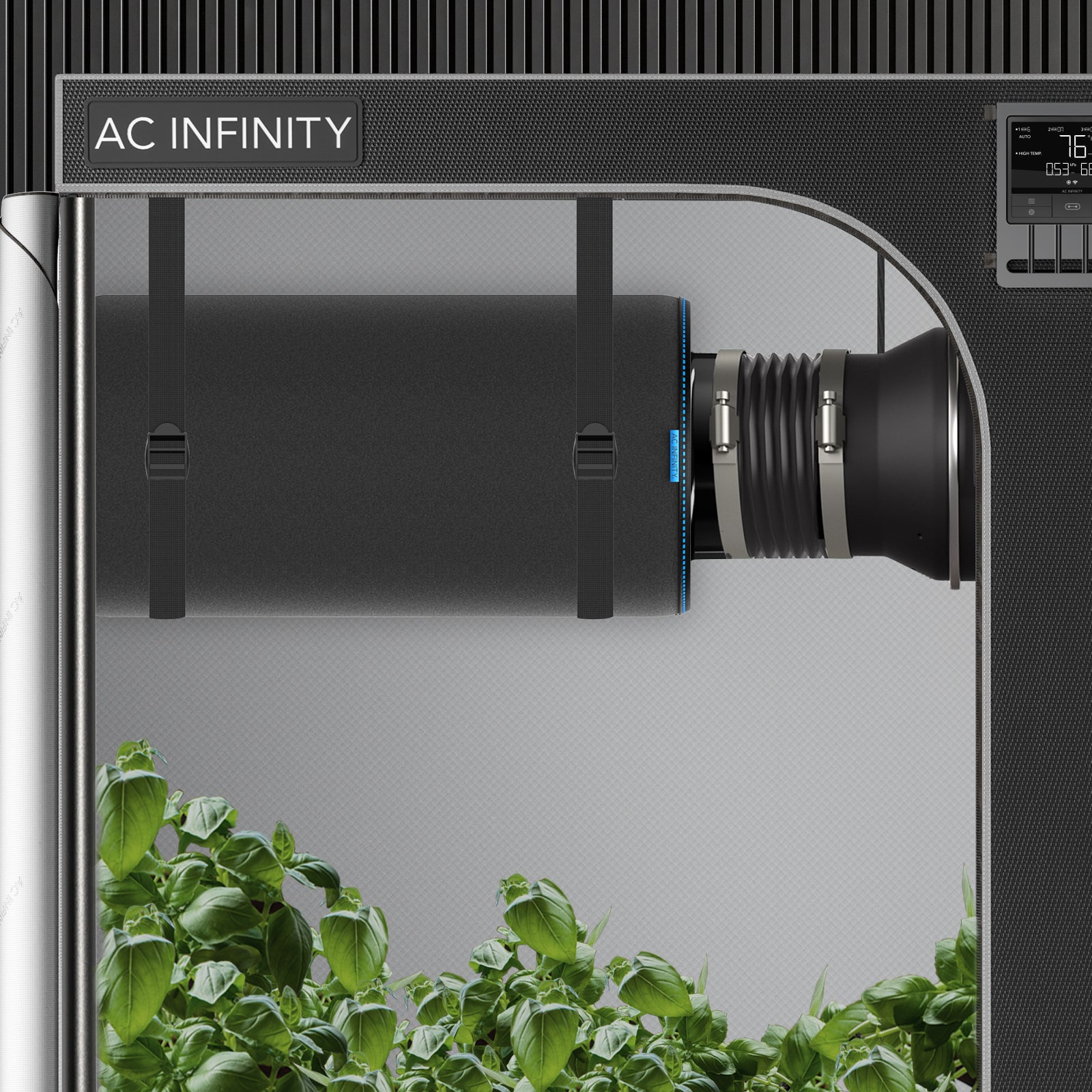 AC Infinity Duct Carbon Filter |  Australian Charcoal |  8-Inch - CannaFull Spectrum Solutions