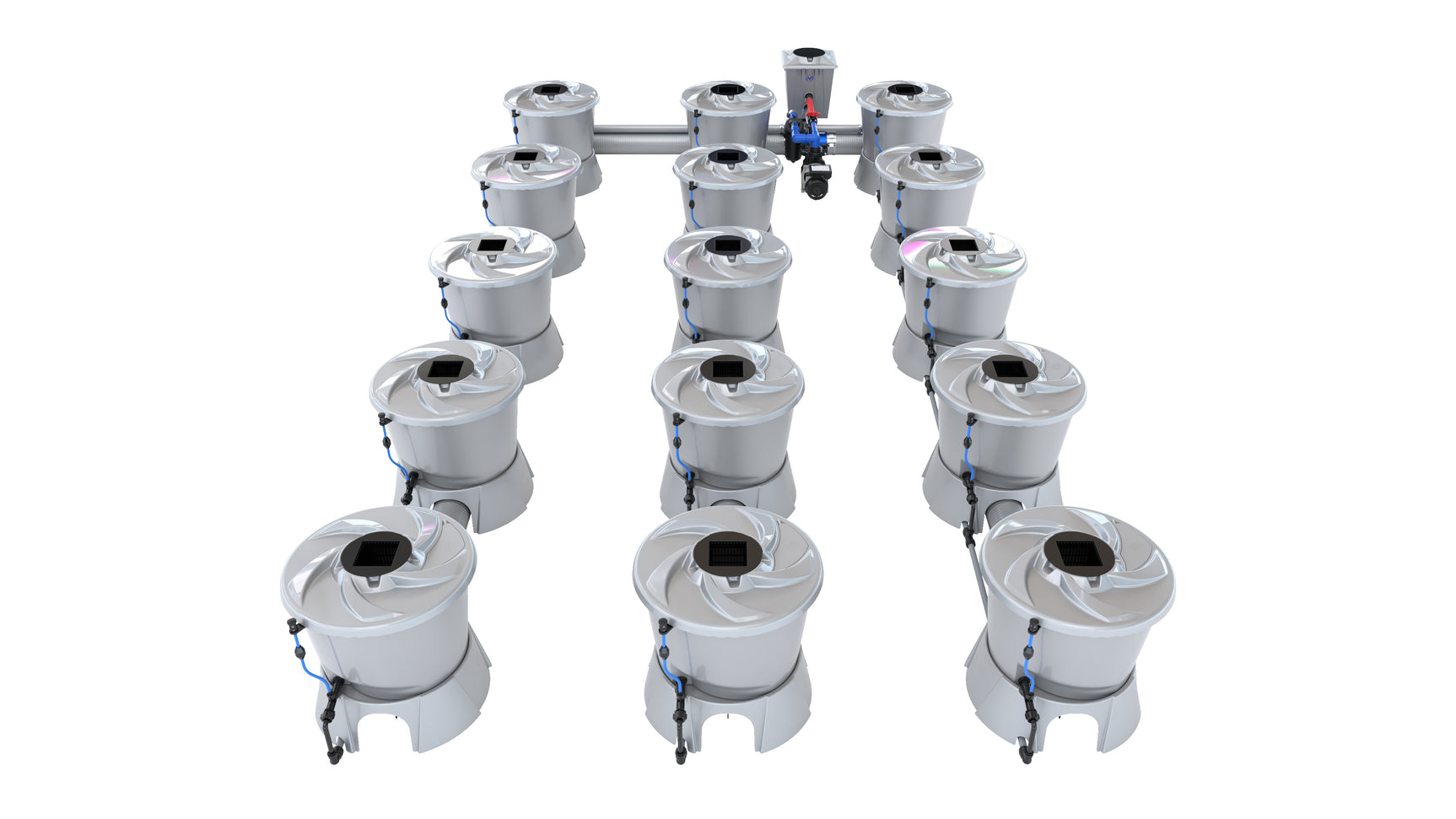 Alien Hydroponics V-SYSTEM 15 Pot Kit - CannaFull Spectrum Solutions