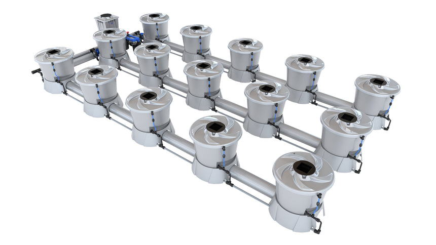 Alien Hydroponics V-SYSTEM 15 Pot Kit - CannaFull Spectrum Solutions