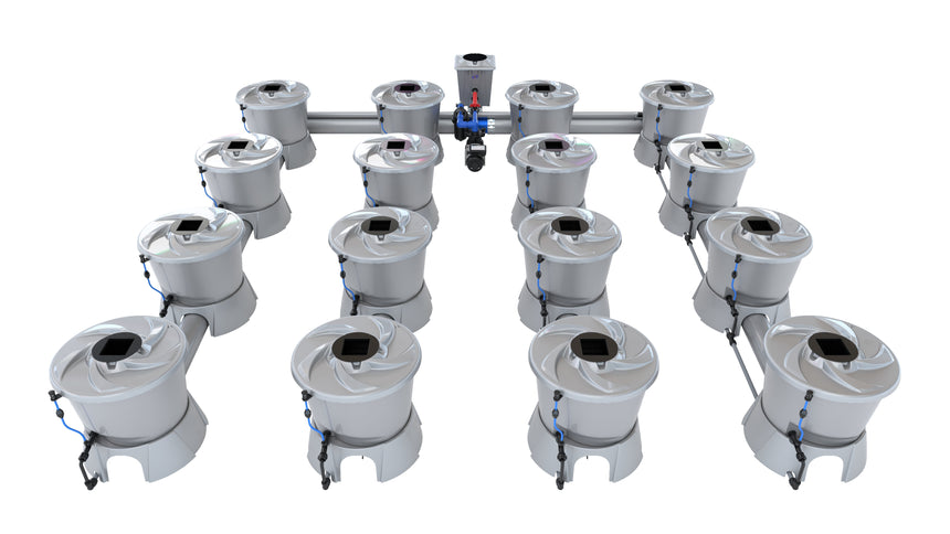Alien Hydroponics V-SYSTEM 16 Pot Kit - CannaFull Spectrum Solutions