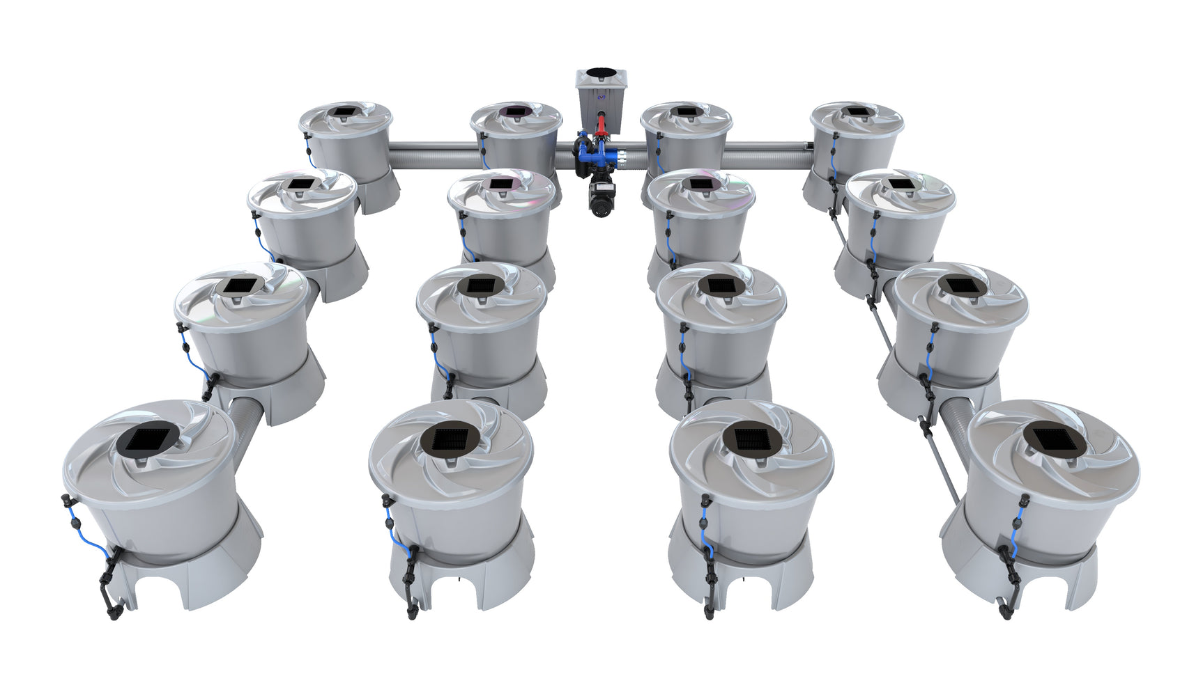 Alien Hydroponics V-SYSTEM 16 Pot Kit - CannaFull Spectrum Solutions