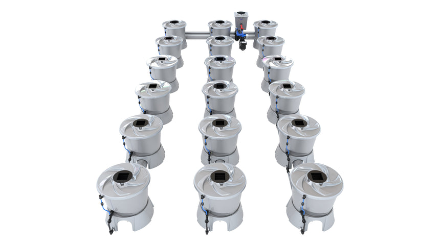 Alien Hydroponics V-SYSTEM 18 Pot Kit - CannaFull Spectrum Solutions