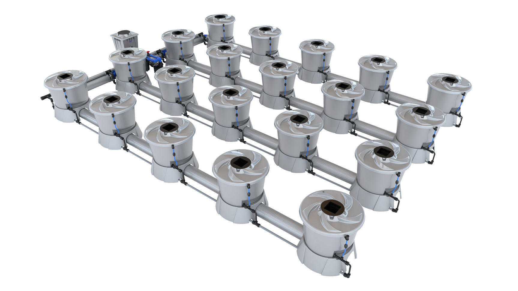 Alien Hydroponics V-SYSTEM 20 Pot Kit - CannaFull Spectrum Solutions