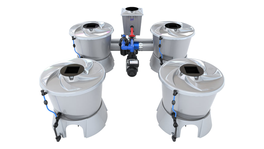 Alien Hydroponics V-SYSTEM 4 Pot Kit - CannaFull Spectrum Solutions