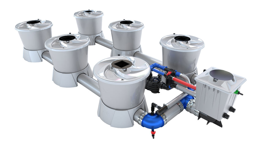 Alien Hydroponics V-SYSTEM 6 Pot Kit - CannaFull Spectrum Solutions