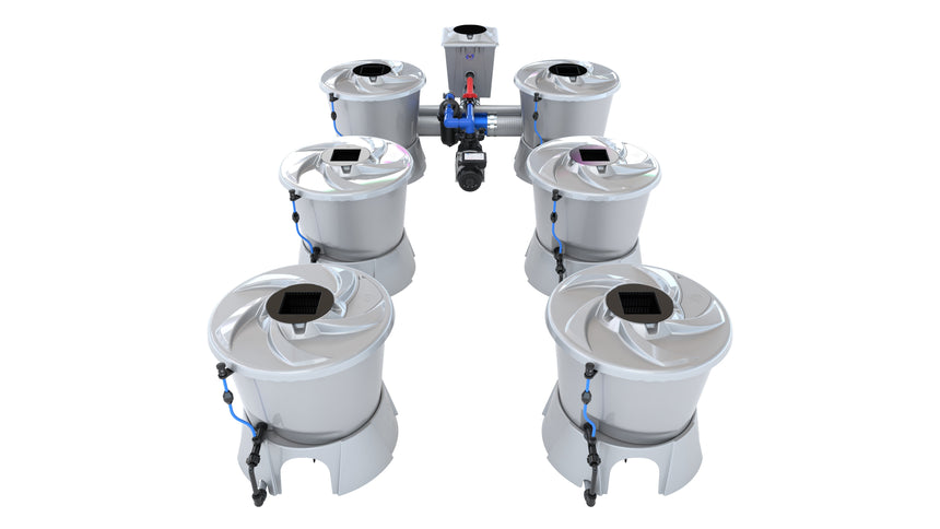 Alien Hydroponics V-SYSTEM 6 Pot Kit - CannaFull Spectrum Solutions