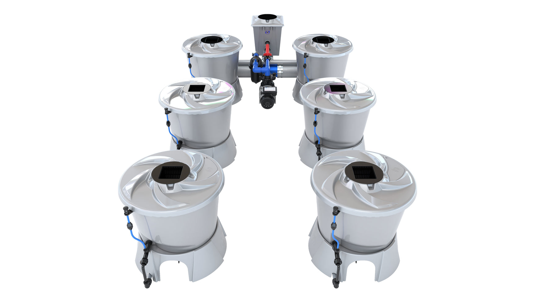 Alien Hydroponics V-SYSTEM 6 Pot Kit - CannaFull Spectrum Solutions