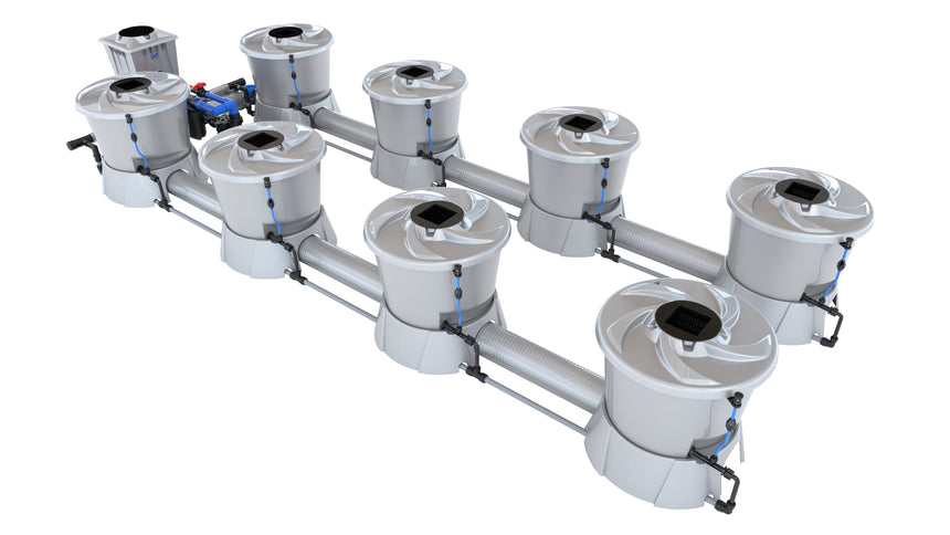 Alien Hydroponics V-SYSTEM 8 Pot Kit - CannaFull Spectrum Solutions