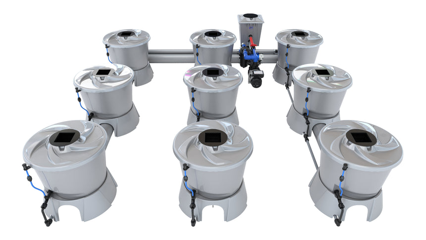 Alien Hydroponics V-SYSTEM 9 Pot Kit - CannaFull Spectrum Solutions