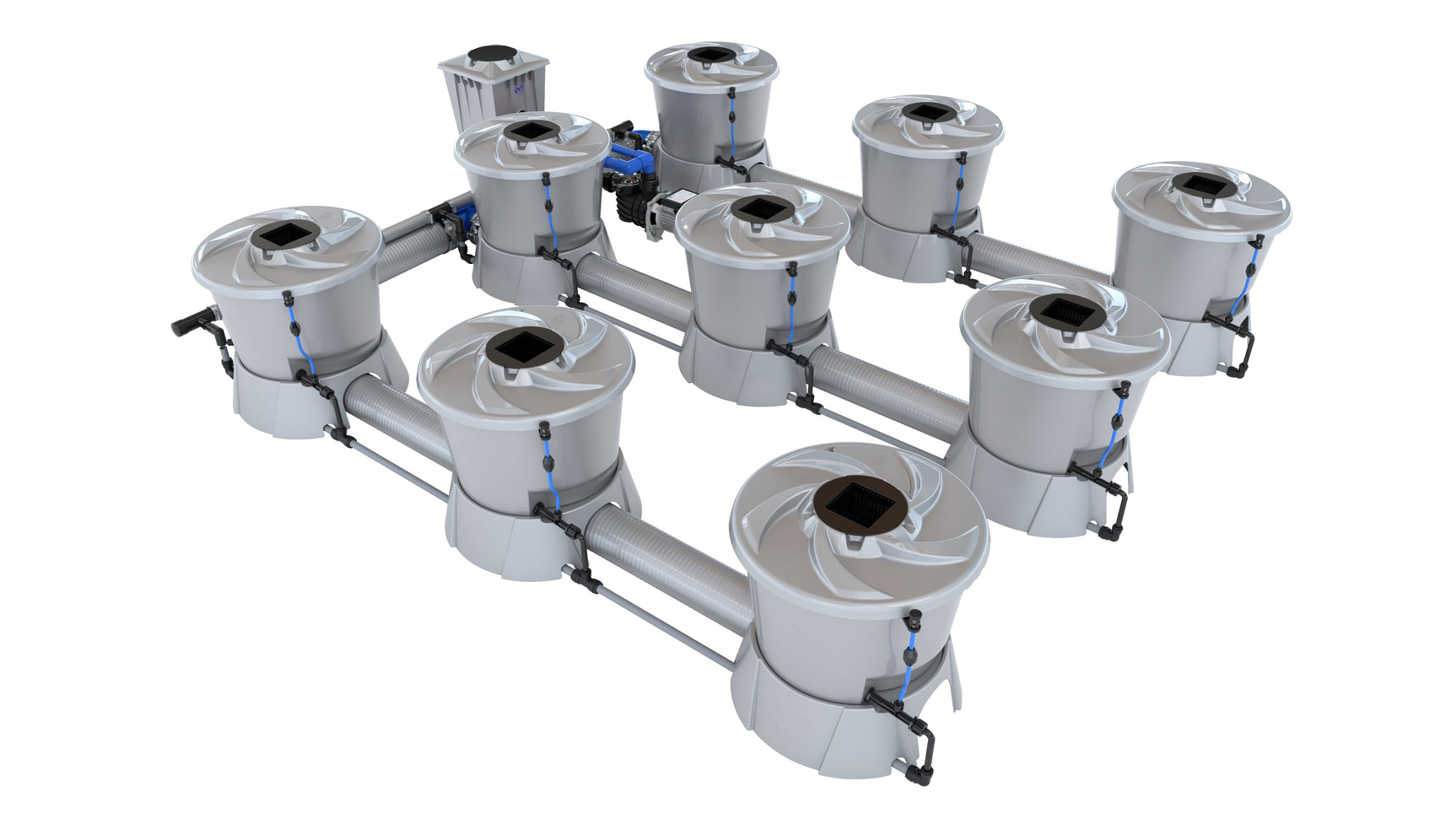 Alien Hydroponics V-SYSTEM 9 Pot Kit - CannaFull Spectrum Solutions