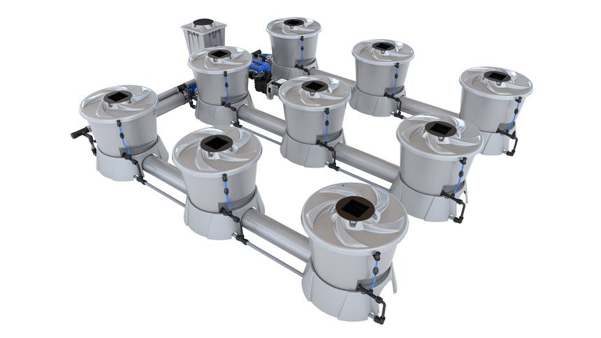 Alien Hydroponics V-SYSTEM 9 Pot Kit - CannaFull Spectrum Solutions
