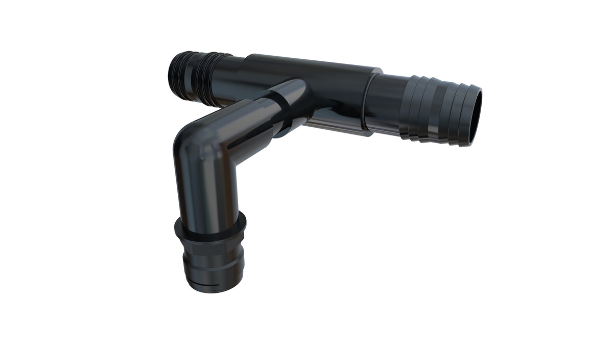Terminal Manifold Center 40mm installed in commercial cultivation facility