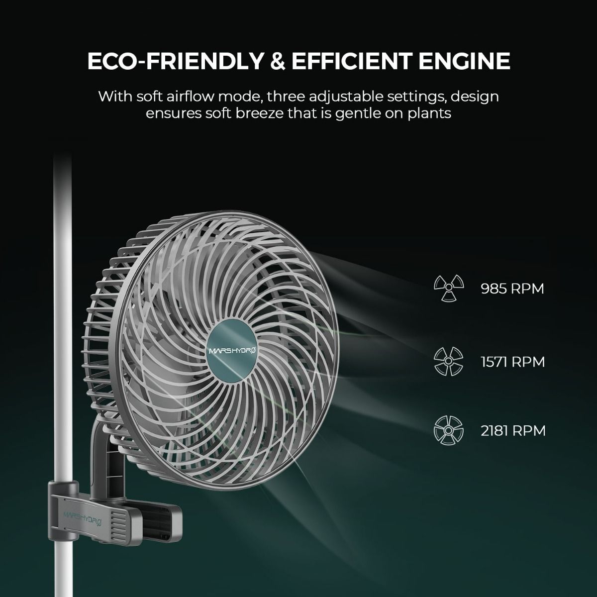 Mars Hydro Clip-on Fan 6 Inch Oscillating | Buy Direct 36% Off - image 6