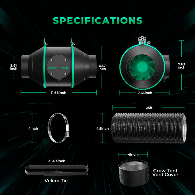 Mars Hydro TS-600 Kits 100W Complete Grow Kit | 2.0 μmol/j PPE - image 1