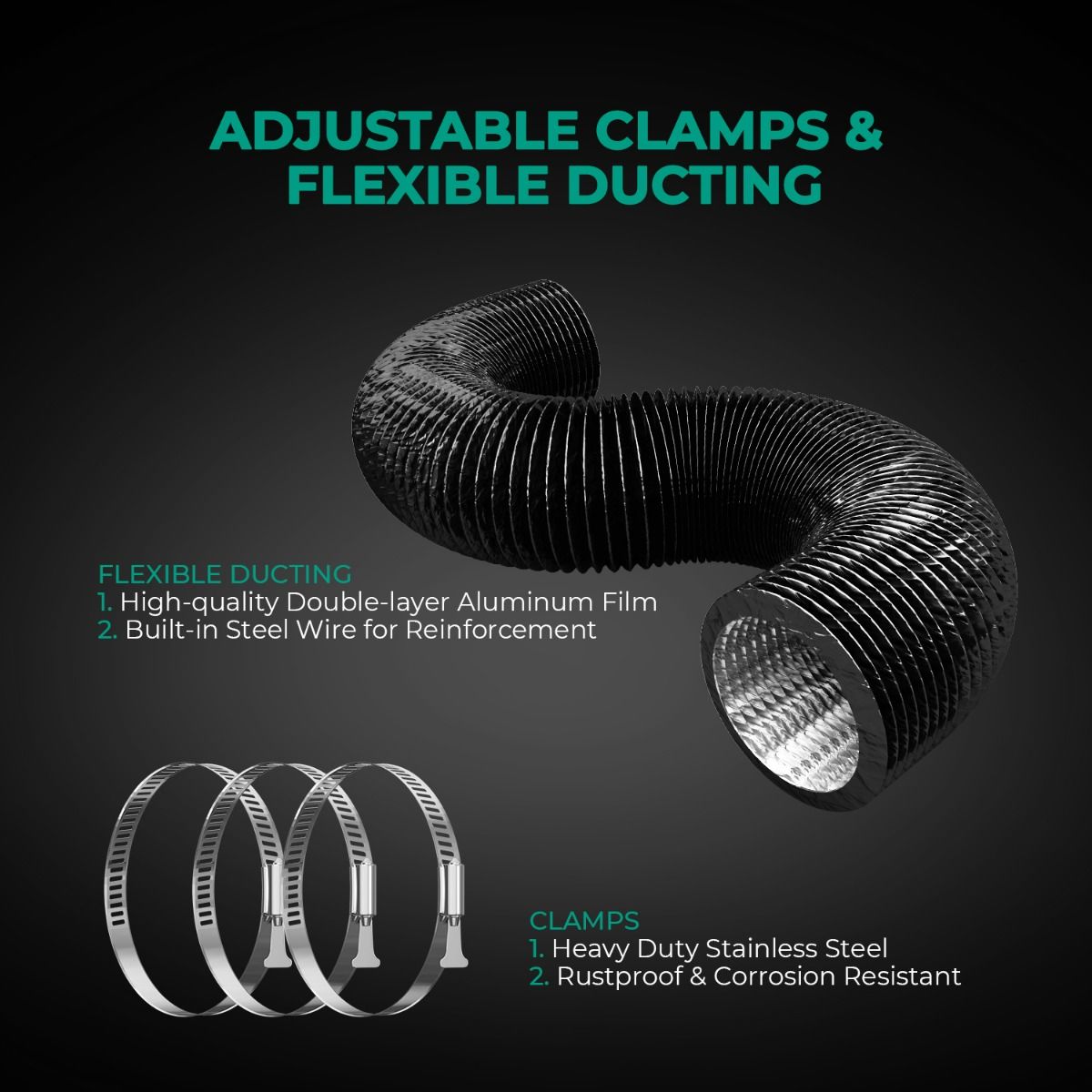 Mars Hydro iFresh 6" Inline Fan Carbon Filter Kit | 32 dBA - image 1