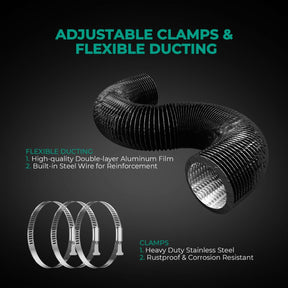 Mars Hydro iFresh 6" Inline Fan Carbon Filter Kit | 32 dBA - image 1