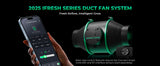 Mars Hydro iFresh 4" Smart Fan & Filter Combo | 205 CFM EC Motor - image 1