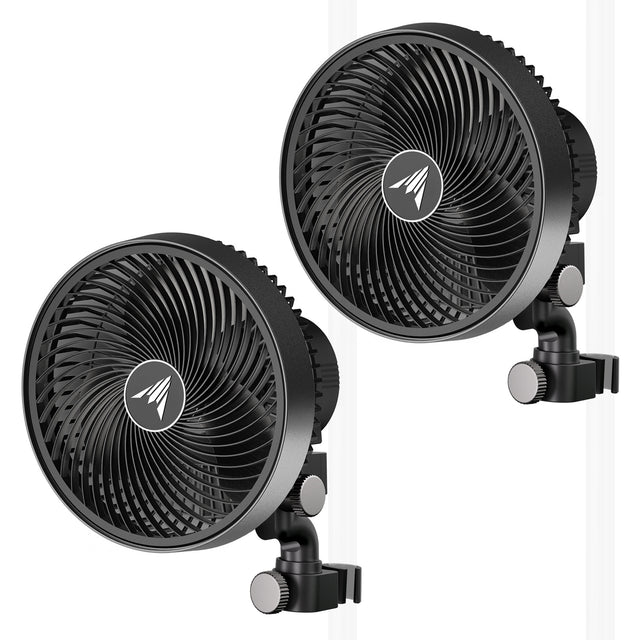 AC Infinity CLOUDRAY S9 2-Pack 9" Clip Fan | 405 CFM, 67K-Hr Life - image 1