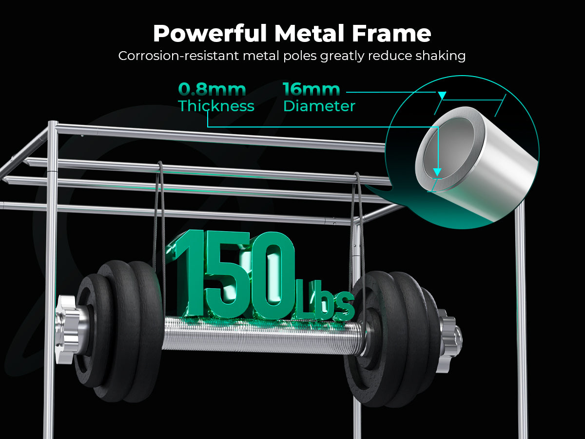 Mars Hydro 4x8 Grow Tent 240x120x200cm 1680D - image 14