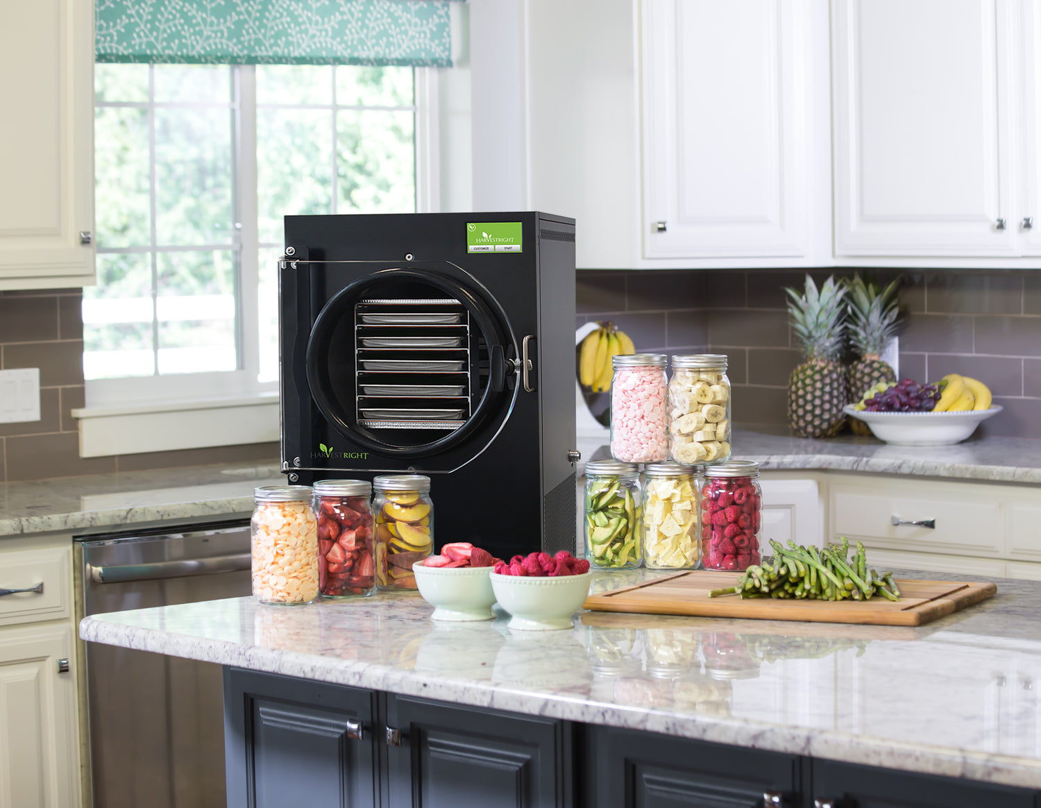 Harvest Right Medium Home Freeze Dryer Stainless Steel 5 Tray in use