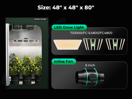 Mars Hydro 4x8 Grow Tent 240x120x200cm - image 15