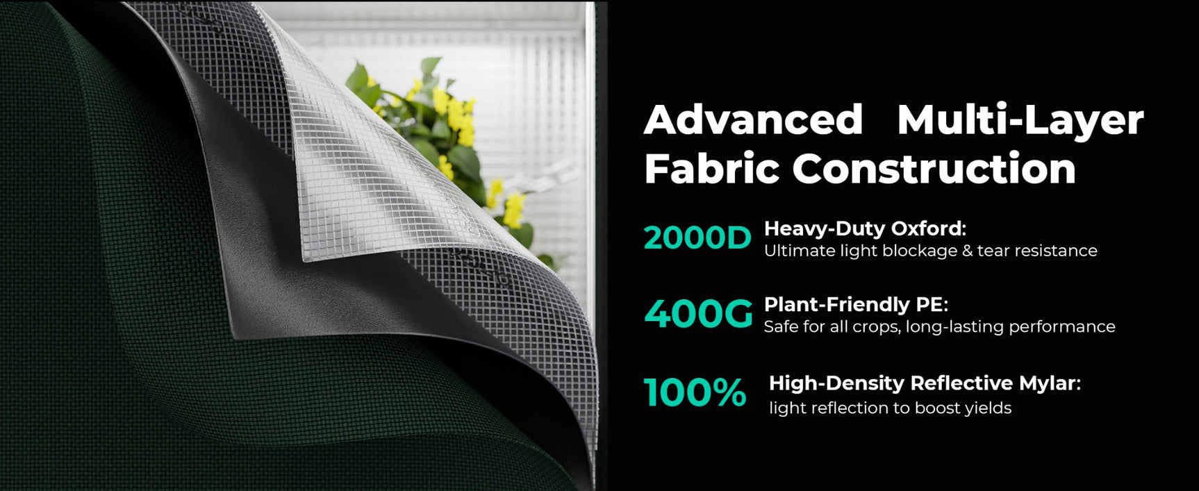 Mars Hydro 2x2 Grow Tent 70x70x160cm - image 4