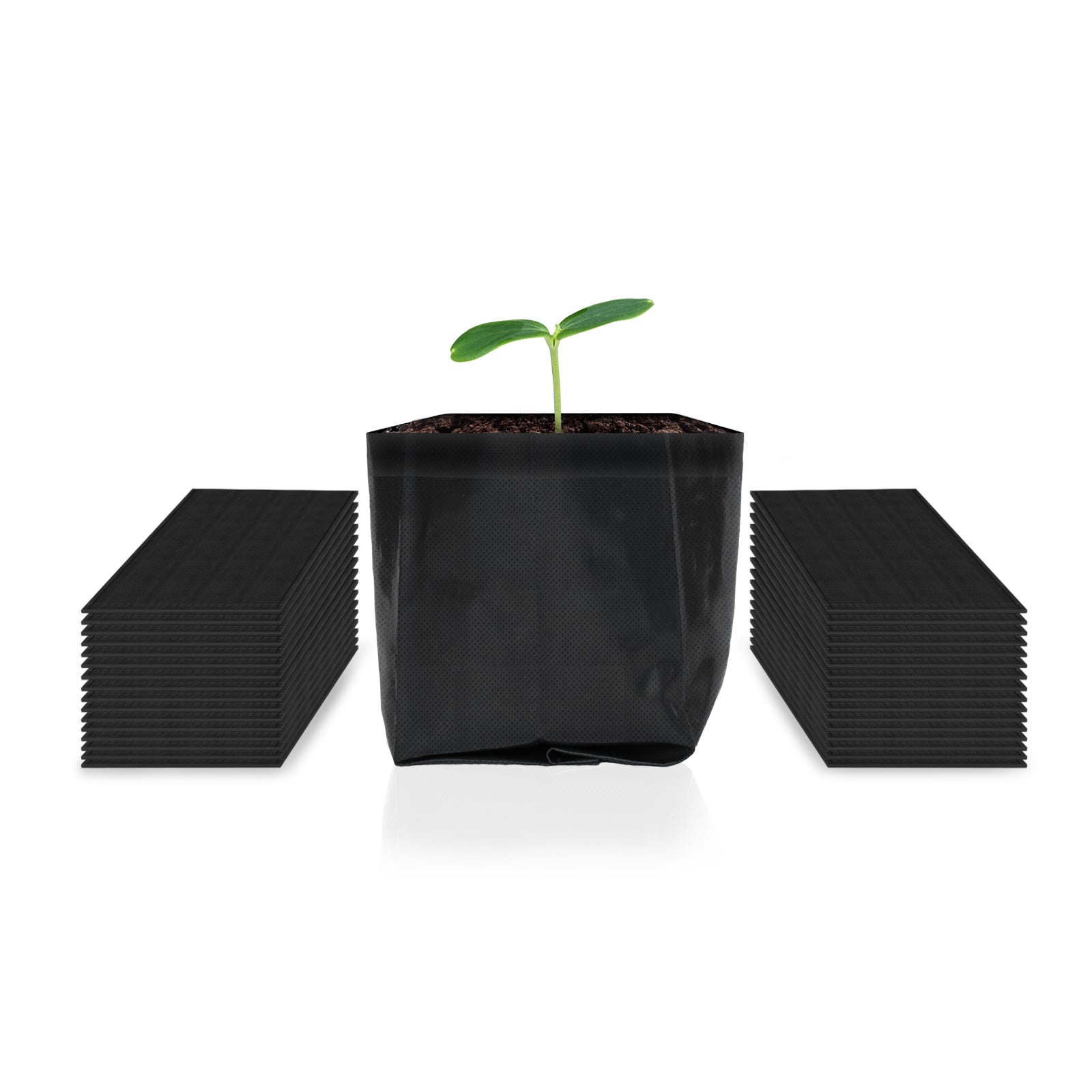 AC Infinity Nursery Bags 1/2 Gallon |  Non-Woven Fabric Growing Pouches |  50-Pack - CannaFull Spectrum Solutions