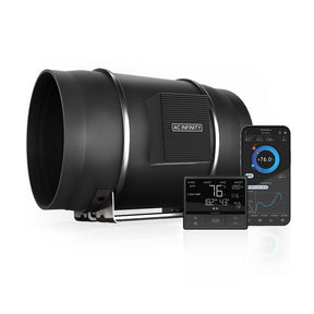 AC Infinity CLOUDLINE PRO T10 |  Quiet Inline Duct Fan System with Temperature Humidity VPD Controller |  10-Inch - CannaFull Spectrum Solutions
