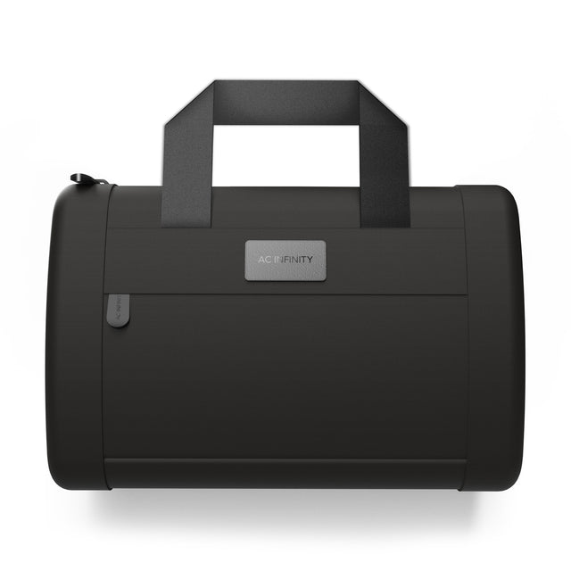 AC Infinity Smell Proof Handbag |  Black |  with 900D Nylon Fabric and Carbon Filter Lining - CannaFull Spectrum Solutions