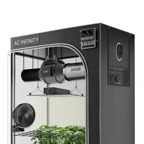 AC Infinity Advance Grow Tent System Compact 2x2 |  1-Plant Kit |  WiFi-Integrated Controls to Automate Ventilation |  Circulation |  Full Spectrum LED Grow Light - CannaFull Spectrum Solutions