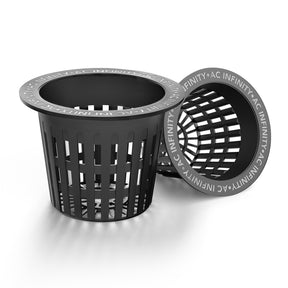 AC Infinity Mesh Net Cups |  Slotted Pots with Wide Lips |  4-Inch |  25-Pack - CannaFull Spectrum Solutions