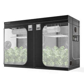 AC Infinity CLOUDLAB 816 |  Advance Grow Tent 10x5 |  2000D Diamond Mylar Canvas |  120" x 60" x 80" - CannaFull Spectrum Solutions