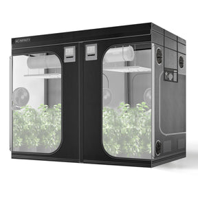 AC Infinity CLOUDLAB 899 |  Advance Grow Tent 8x8 |  2000D Diamond Mylar Canvas |  96" x 96" x 80" - CannaFull Spectrum Solutions