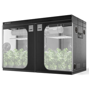 AC Infinity CLOUDLAB 811 |  Advance Grow Tent 10x10 |  2000D Diamond Mylar Canvas |  120" x 120" x 80" - CannaFull Spectrum Solutions