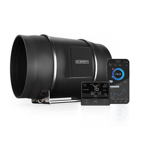 AC Infinity CLOUDLINE PRO T12 |  Quiet Inline Duct Fan System with Temperature Humidity VPD Controller |  12-Inch - CannaFull Spectrum Solutions