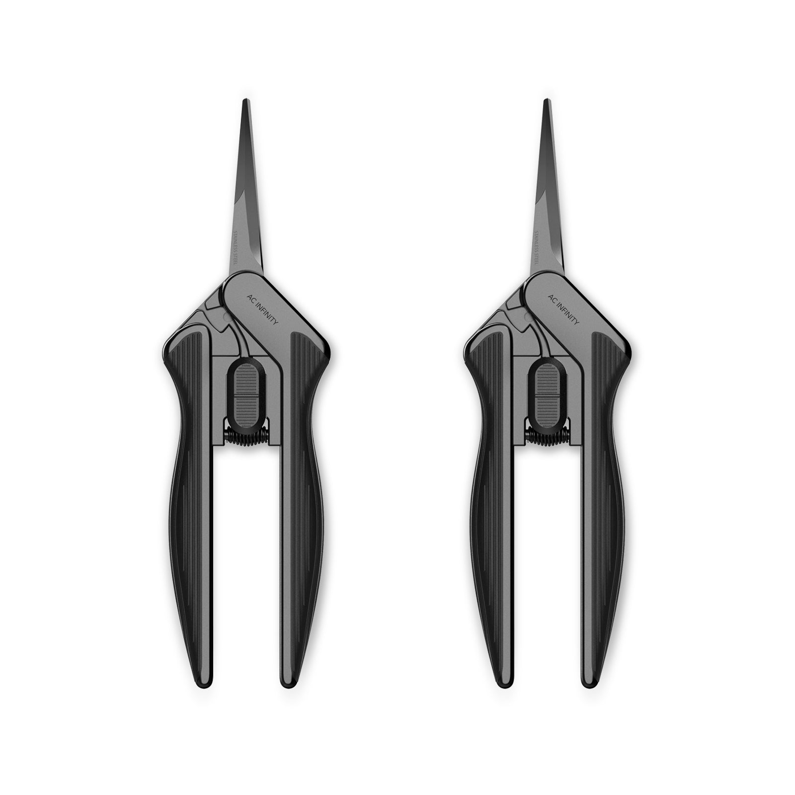 AC Infinity Stainless Steel Pruning Shear |  Ergonomic Lightweight |  6.6” Straight Blades |  2-Pack - CannaFull Spectrum Solutions