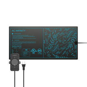 AC Infinity SUNCORE S3 |  Seedling Heat Mat with Heat Controller |  IP-67 Waterproof |  10" x 20.75" - CannaFull Spectrum Solutions